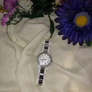 Fossil | Accessories | Fossil Stella White Face Crystal  display picture 1